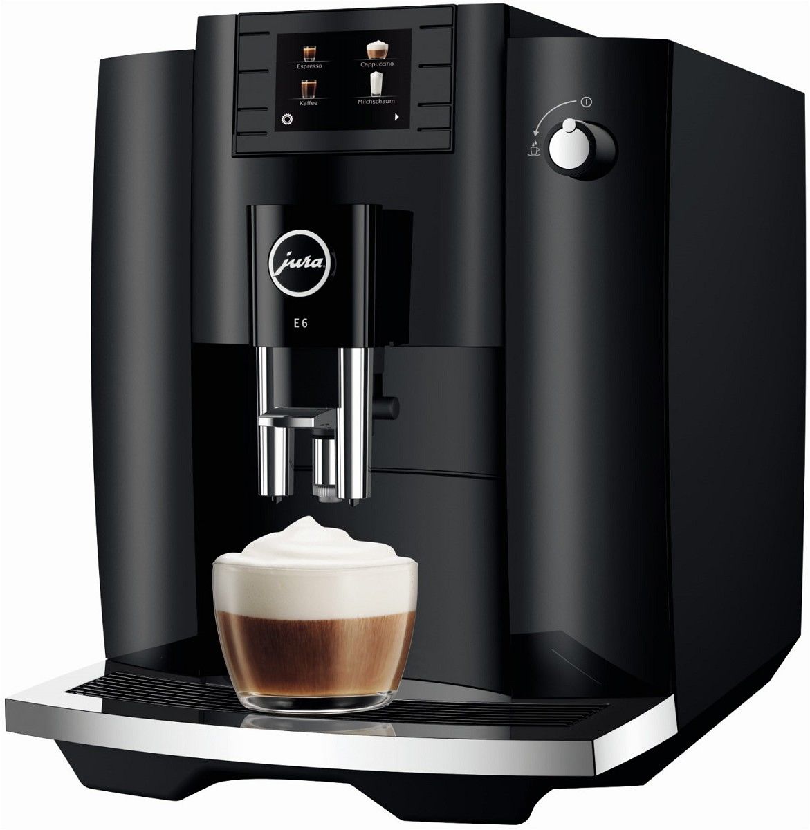 Black) - Kaffeevollautomat (EC) Premiumshop24 (Piano JURA E6